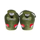 Jay Six - Hausschuhe - Olive/Rot (S)