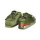 Jay Six - Hausschuhe - Olive/Rot (S)