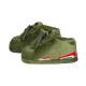 Jay Six - Hausschuhe - Olive/Rot (S)