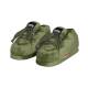 Jay Six - Hausschuhe - Olive/Rot (S)