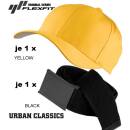 Flexfit Baseball Classic Cap + UC Basic Belt Kombi - Gelb...