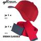 Flexfit Baseball Classic Cap + UC Basic Belt Kombi - Rot (S/M)