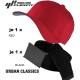 Flexfit Baseball Classic Cap + UC Basic Belt Kombi - Rot Schwarz (L/XL)
