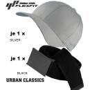 Flexfit Baseball Classic Cap + UC Basic Belt Kombi - Grau...