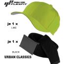 Flexfit Baseball Classic Cap + UC Basic Belt Kombi - Lime...