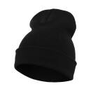 Beanie Long Beanie Strickm&uuml;tze Schwarz (OS)