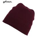 TickBZ Basic Beanie Long - Maroon Red (One Size)