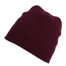 TickBZ Basic Beanie Long - Maroon Red (One Size)