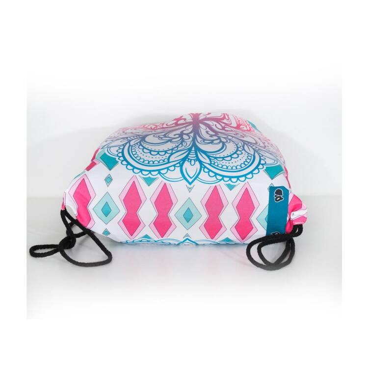 Coucharmy Turnbeutel 'Mandala Lotos' (ca. 32x39 Cm) – Beidseitig Bedruckter Sportbeutel Aus Polyester