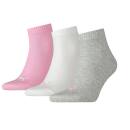 Quarter Socks 3 Pack - Prism Pink
