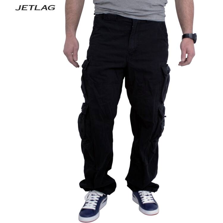 007 - Cargo Hose f&uuml;r Herren - Schwarz (S/30)