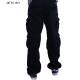 007 - Cargo Hose f&uuml;r Herren - Schwarz (S/30)