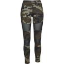 CamoflageBB - Leggings f&uuml;r Damen - Wood Camo (S)